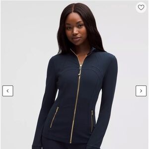NWOT - Lululemon Define *Nulu* Jacket - Navy/Gold